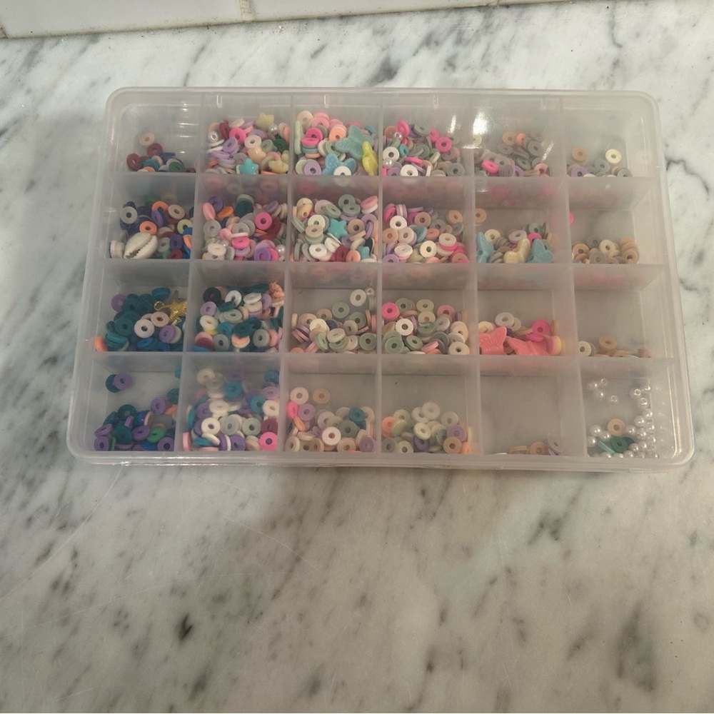 Colorful Bead Organizer Box